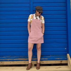 Harper Pink overall dress